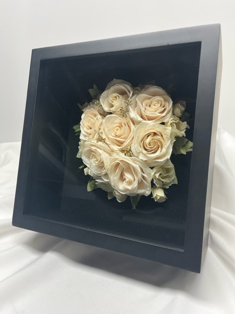 Shadow Box Floral Preservation DEPOSIT Only Wedding Bouquet, Memorial,  Keepsake 3 Deep Frame Custom Order Wedding Gift 